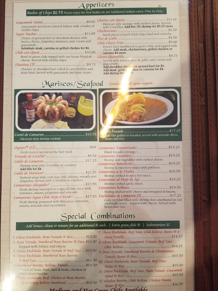 Menu Los Alcatraces Mexican Restaurant-4